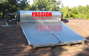 Solarwarmwasserbereiter des integrierten Druck-300L mit blauem flachem Titankollektor
