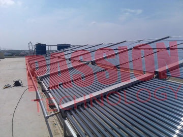 Farbiger vielfältige StahlVakuumröhre-Sonnenkollektor für große Kapazitäts-Warmwasserbereitung