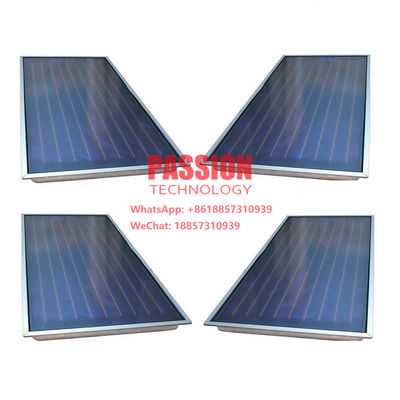 Roter kupferner Vertrags-Druck-Solarwarmwasserbereiter des Flacheisen-Sonnenkollektor-250L