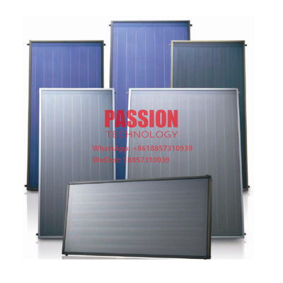 Schwarzer Chrome-Solarwasser-Heater Blue Titanium Solar Thermal-Kollektor-Flachkollektor-blauer Film-Solarwarmwasserbereiter