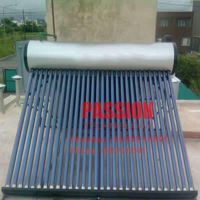 200L versilbern nicht weißer äußerer Behälter-Solarwasser Heater Vacuum Tube Solar Geyser Druck-Wasser-Behälter Enamal