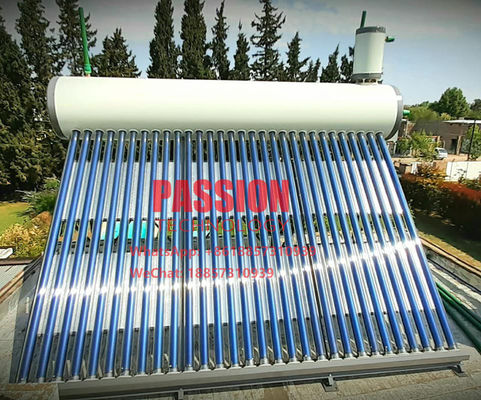 weiße wasser-Heater Non Pressure Solar Collectors 304 des Behälter-300L Solarvakuumröhre-Solarheizsystem