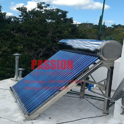 nicht druckbelüftetes Solarvakuumröhre-Sonnenkollektor-Thermal des 200L warmwasserbereiter-250L