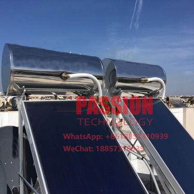 des Flachbildschirm-200L Solarblaues Film-Flacheisen-thermische Solarheizung des warmwasserbereiter-300L