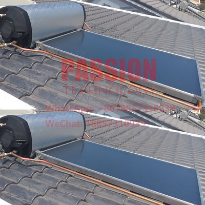 Dachspitze unter Druck gesetzter Sonnenkollektor Flachbildschirm-Solarwasser-Heater Blue Film Flat Plates