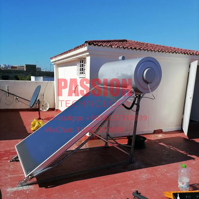 des Flacheisen-150L Solardruck-Flachbildschirm-Sonnenkollektor des warmwasserbereiter-0.6MPa