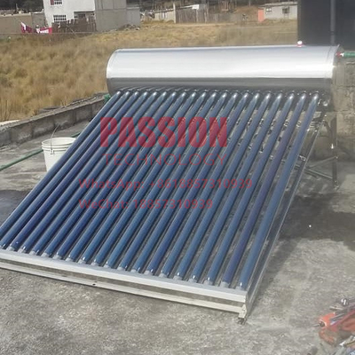 Edelstahl-Solarwarmwasserbereiter des 58x1800mm Vakuumröhre-Sonnenkollektor-304