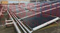 Horizontale Art evakuierte Rohr-Solarkollektoren für große Kapazitäts-Warmwasserbereitung