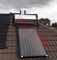 Dachspitzen-kompaktes Solarwarmwasserbereiter-blaues Titanbeschichtungs-Flacheisen-Sonnenkollektor