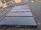 Flacher Sun Kollektor-Solarwarmwasserbereiter Flacheisen-Sonnenkollektor-Schwarz-Chromes