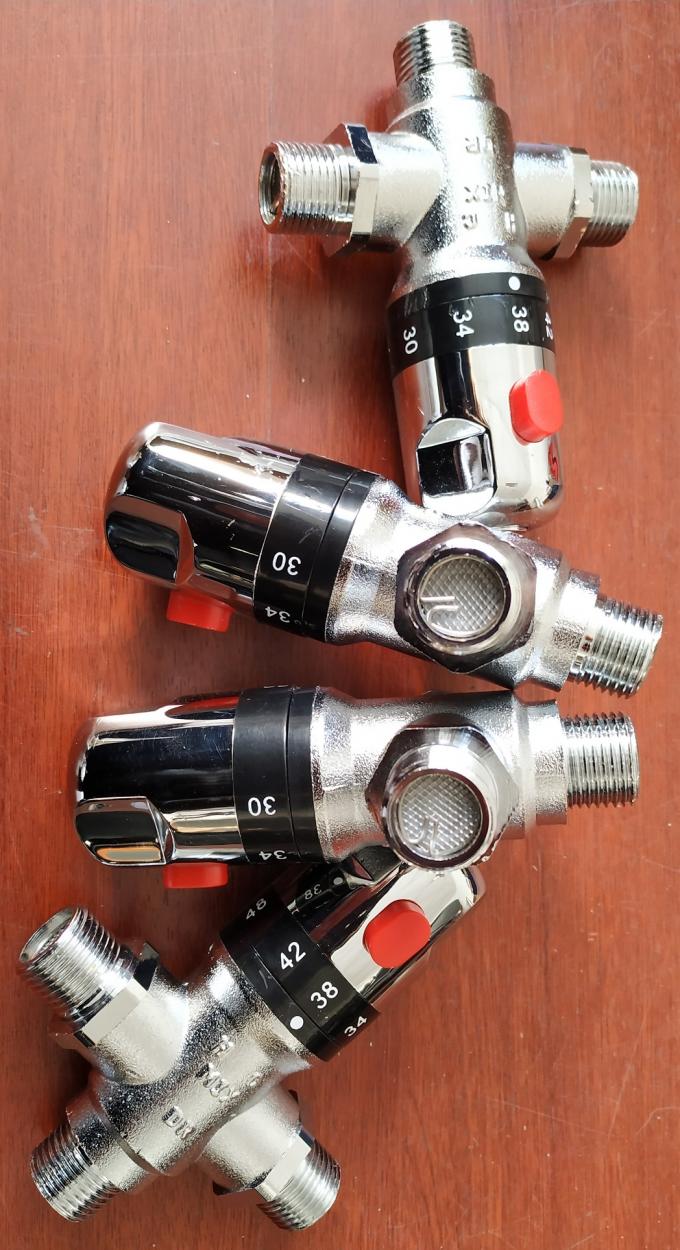 Mischventil-Messing-justierbares Wasser-Temperaturregler für