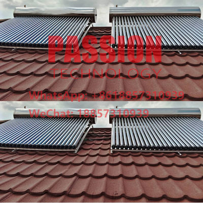 201 äußerer Behälter-Solarpool-Heizung des Edelstahl-Vakuumröhre-Solarwarmwasserbereiter-304