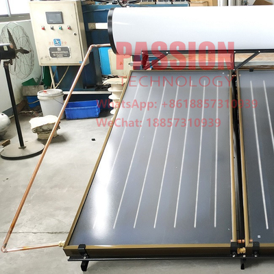 des Flacheisen-300L Solarinnerer Behälter-blauer Flachbildschirm Sun-Kollektor des warmwasserbereiter-316