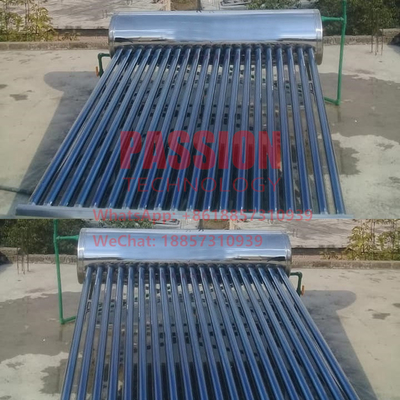 Edelstahl-Solarwarmwasserbereiter des Vakuumröhre-Niederdruck-Sonnenkollektor-304