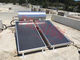 Silberner Fluorcarbon-Art Flachplatten-Solarwarmwasserbereiter, unter Druck gesetztes Heizsystem