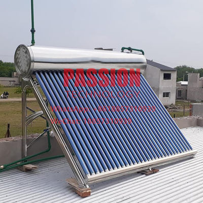 wasser-Heater Non Pressure Vacuum Tube-Kollektor des Edelstahl-200L 304 Solar