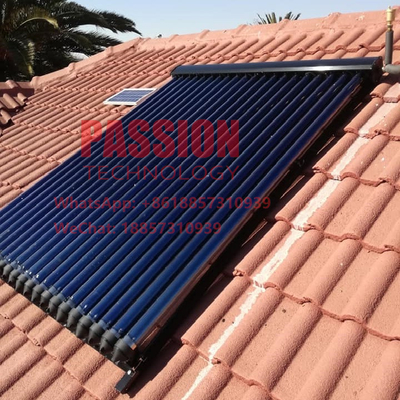 Sonnenkollektor-Schwarz-Rahmen-Wärmerohr-thermische Solarheizung des Druck-20tubes