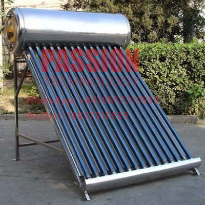 wasser-Heater Non Pressure Vacuum Tube-Kollektor des Edelstahl-200L 304 Solar
