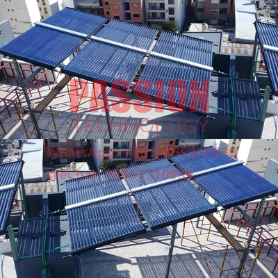 3000L drücken nicht Solarvakuumröhre-Sonnenkollektor des warmwasserbereiter-50tubes