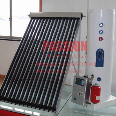 500L Split Drucksolarwasserbereiter Kupferspule 50Röhren Wärmeleiter Solarkollektor